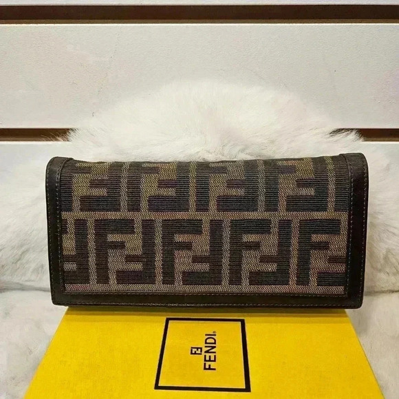 FNDI  Zucca Bifold Long Wallet - Picture 5 of 16